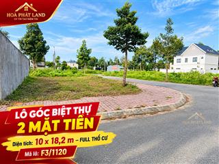 Bán lô góc 2 mặt tiền phường tam long, tp.hcm cách trường đh sài gòn 10 phút . diện tích 10x18.2