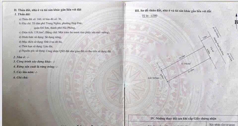 ❌❌Đất 138m,mặt đường (353) Phạm Văn Đồng, Nam Đồ Sơn, Hải Phòng