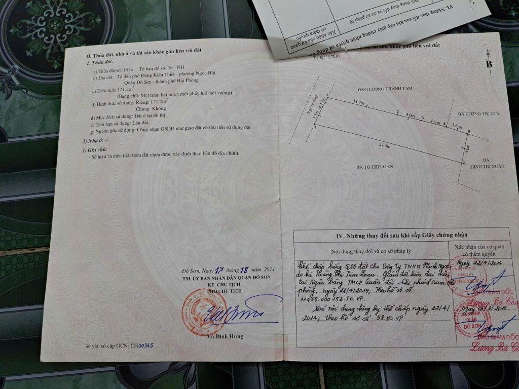 Đất nền tại đường Lý Thánh Tông, phường Đồ Sơn, Hải Phòng