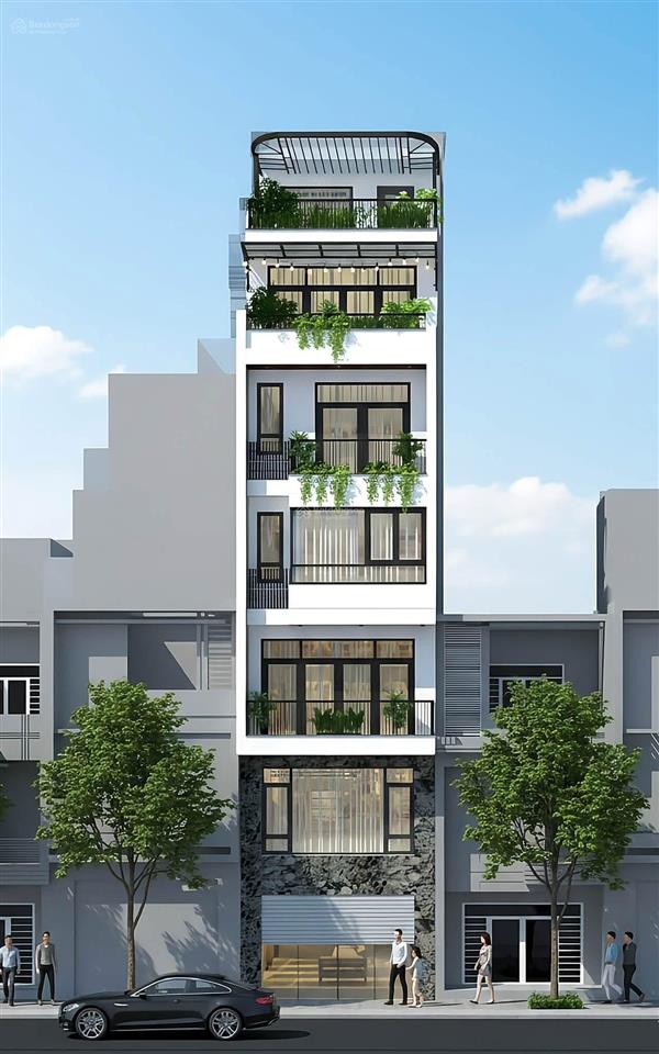 Bán căn nhà 7 tầng thang máy tầng 1 để ô tô để xe máy tầng 2.3.4.5 pn 6 khách bếp 7 phòng thờ