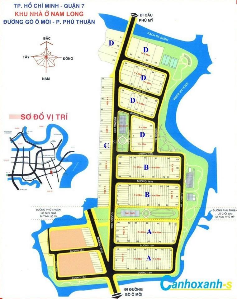 Tôi chính chủ bán đất biệt thự view sông nam long phú thuận q. 7, dt 8 x 20m giá 18 tỷ, sổ hồng