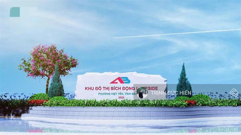Kđt bích động lakeside, việt yên, vị trí trung tâm, bán lô đất sổ đỏ đẹp giá tốt thị trường