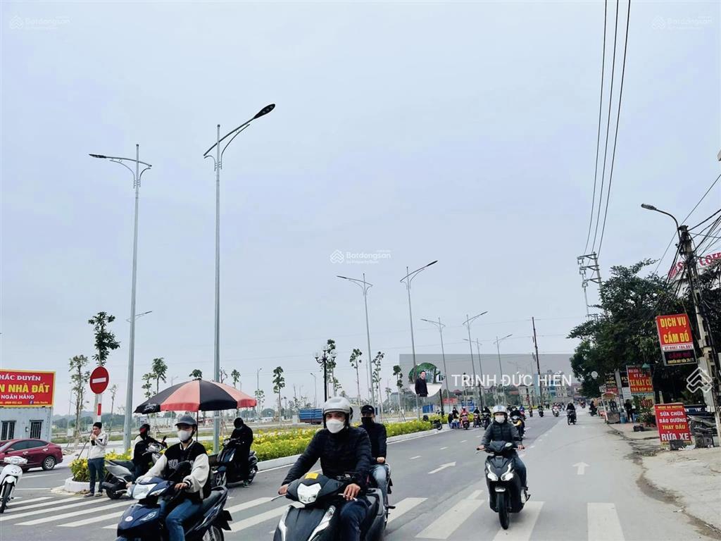 Chỉ hơn 30tr/m sở hữu đất kinh doanh luôn kcn quang châu, ngay sát dự án khang phát 100m2, mt5m