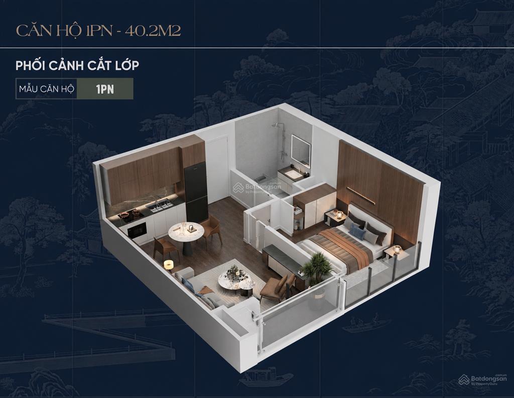 Cắt lỗ căn quỹ căn 1pn đợt đầu 200tr/giá hợp đồng, giá phù hợp thị trường, tầng đẹp