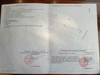 Bán lô đất trần minh tông  sạch đẹp . gần biển liên chiểu  đà nẵng