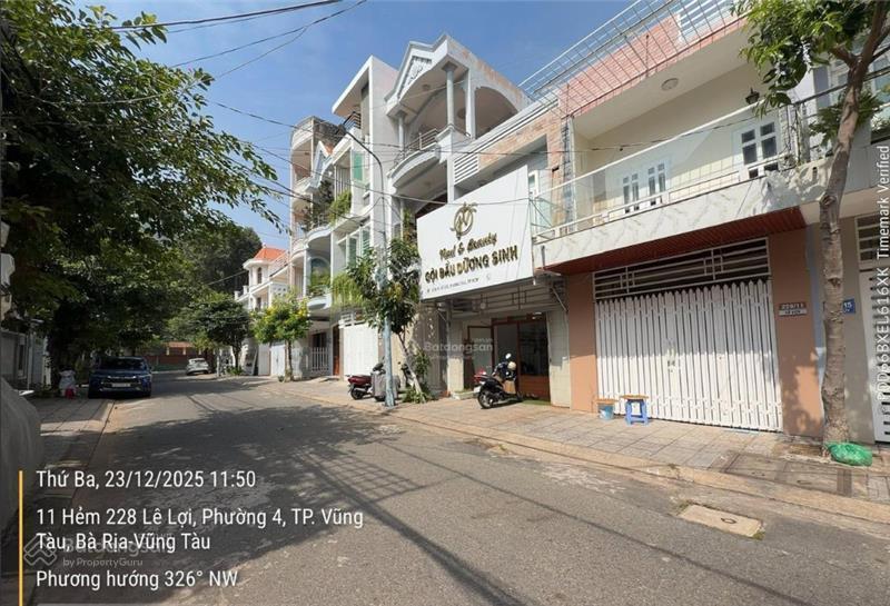 Bán nhà mặt tiền nội bộ vỉa hè rộng lê hồng phong thông lê lợi, p4, tp. vũng tàu, giá 8,5 tỷ tl