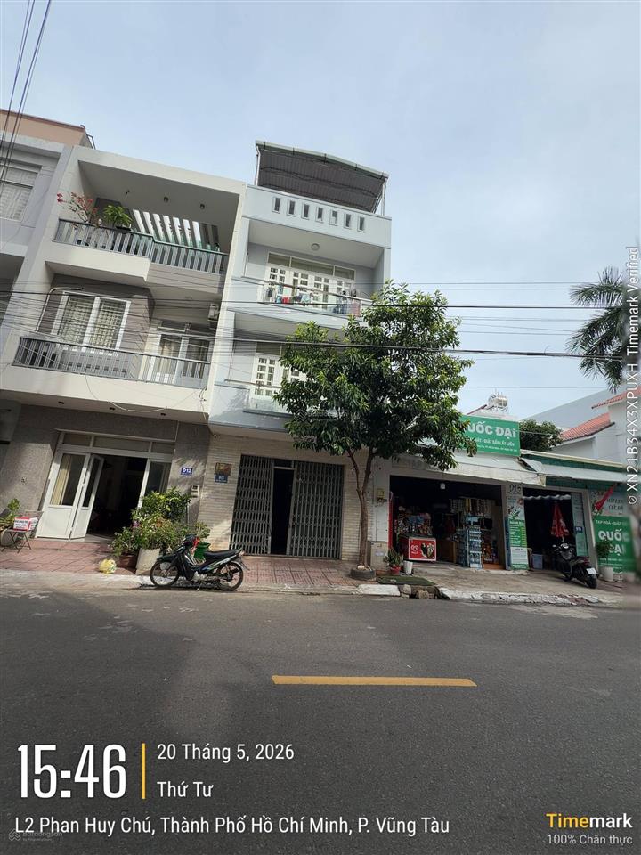 Bán nhà mặt tiền phan huy chú gần biển bãi sau p2, vt, giá 15 tỷ tl 4 tầng, tum 6pn đang kd ổn định