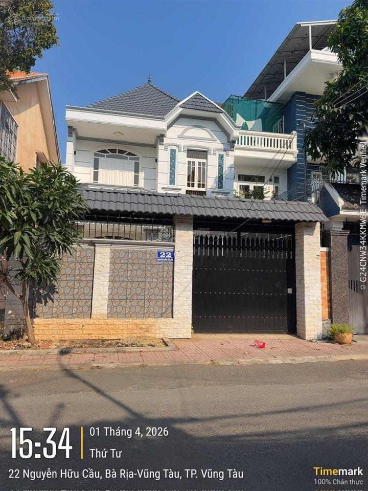 Bán biệt thự mặt tiền nguyễn hữu cầu, p3, tp. vt, giá 18,6 tỷ tl