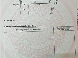 Đất 117m(4,7x25) gần bờ hồ lạc long quân p.2 vũng tàu hẻm ôtô vị trí đẹp giá 7,9 tỷ tl