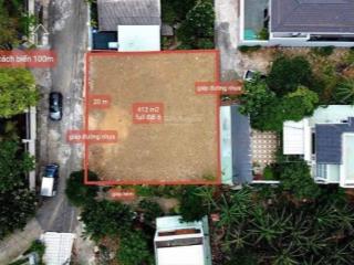 Bán lô đất sát biển trần phú p.5 vũng tàu. 412m ngang 20,3m hẻm rộng vào gần. giá 27 tỷ tl