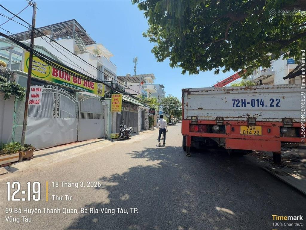 Bán nhà mặt tiền bà huyện thanh quan, p4, vũng tàu, 117m2 (5x23,5m) giá chỉ 12,5 tỷ tl