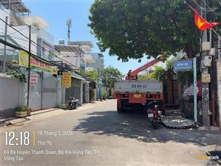 Bán nhà mặt tiền bà huyện thanh quan, p4, vũng tàu, 117m2 (5x23,5m) giá chỉ 12,5 tỷ tl