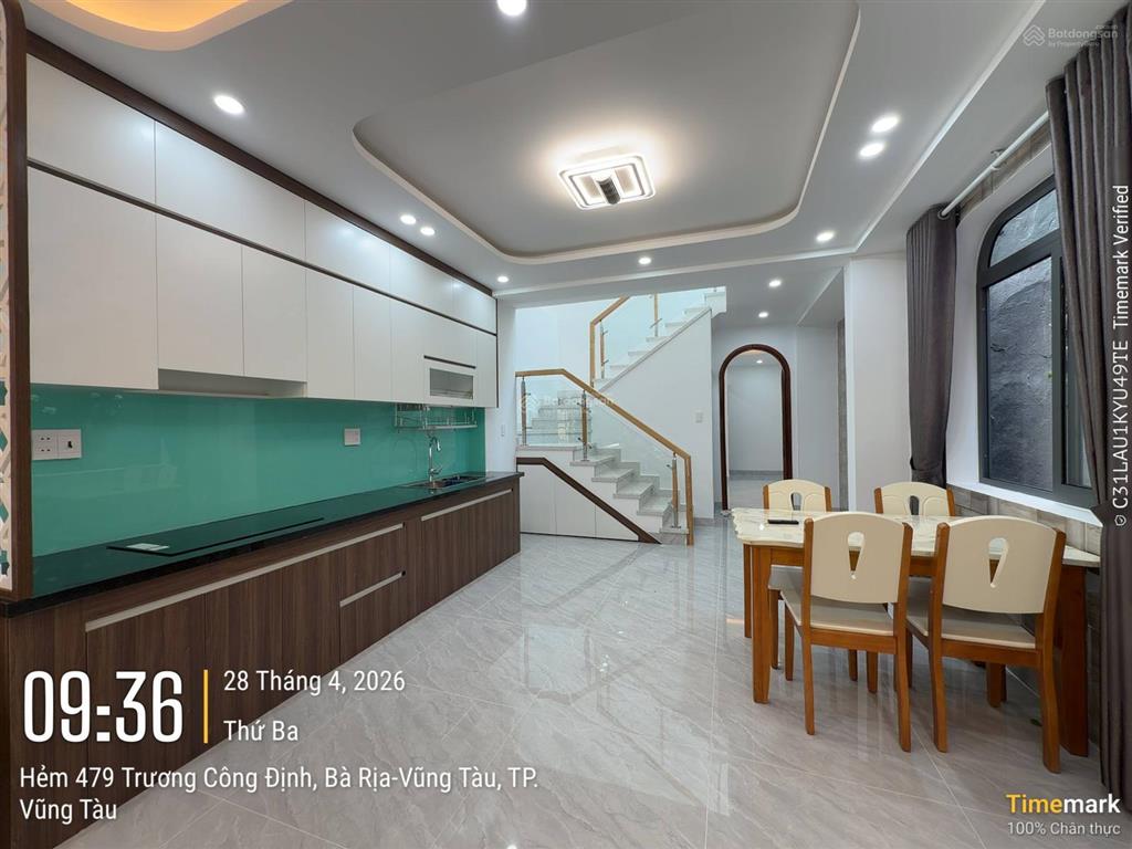 Bán nhà đẹp vào gần hẻm ôtô trương công định, p7, vũng tàu, 80m2 (4,6x17,5m), giá 7,8 tỷ tl