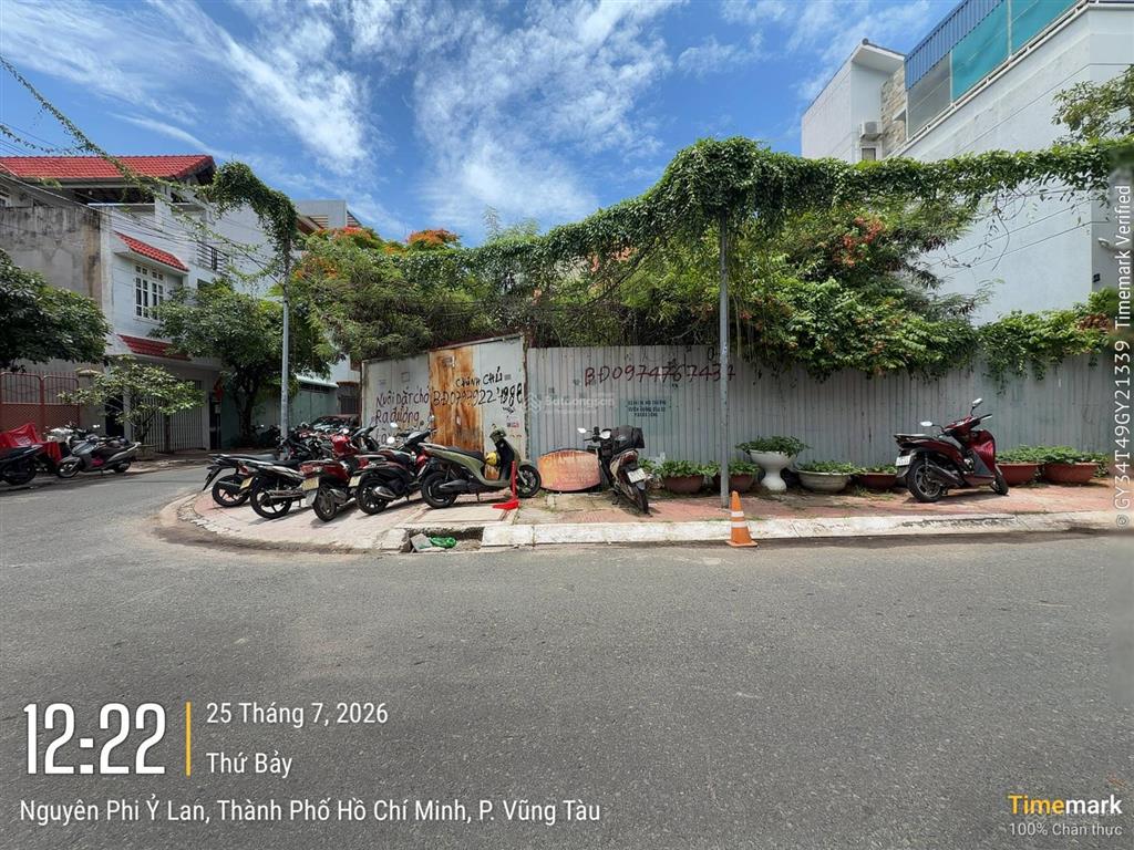 Bán đất biệt thự lô góc 2 mặt tiền đường khu á châu p. 2 tp. vt. gần biển. giá 18,6 tỷ tl