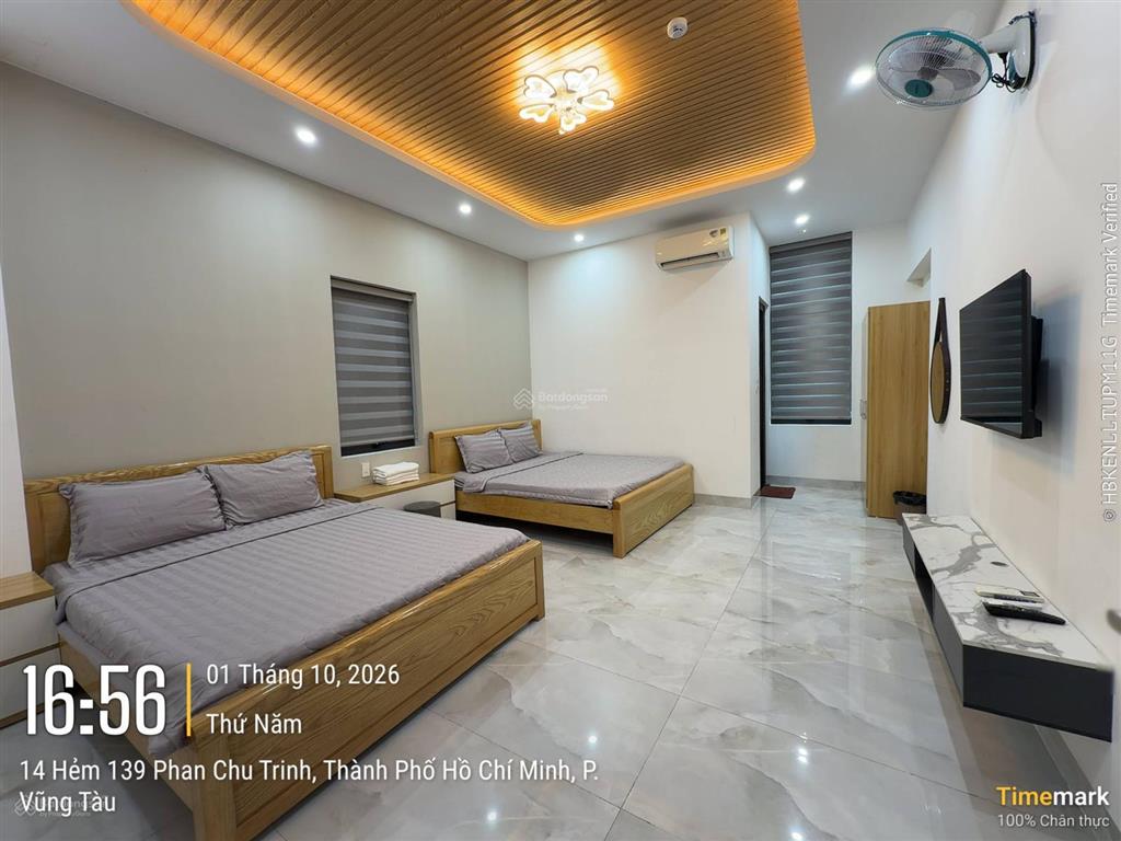 Bán homestay đi bộ ra bãi tắm thùy vân vũng tàu 7pn full nội thất giá 10,5 tỷ tl