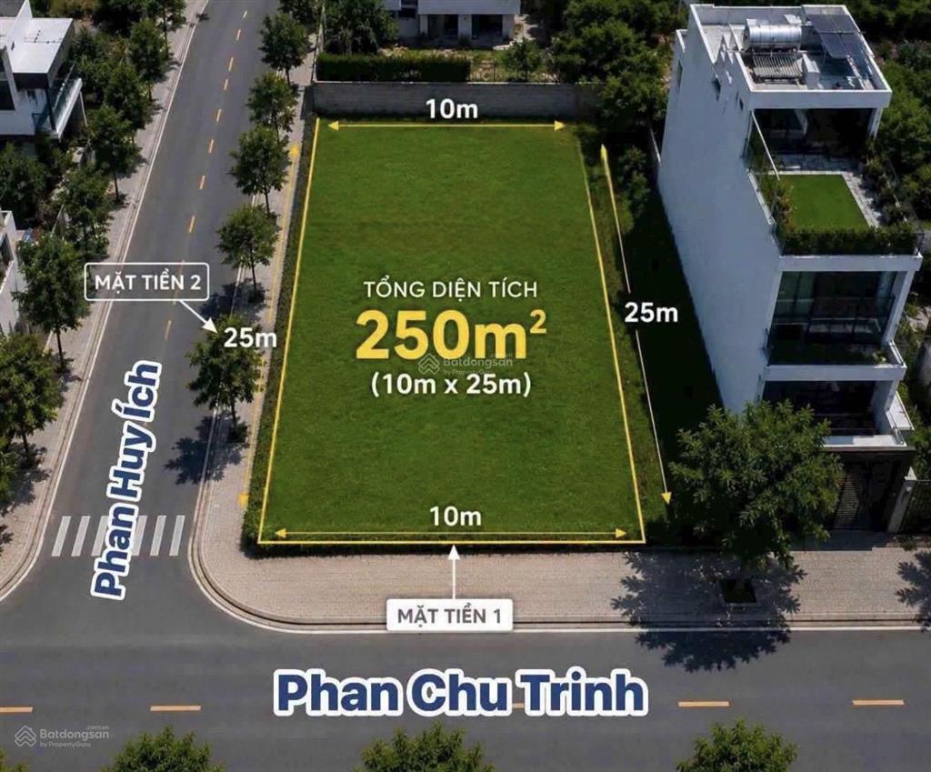 Căn góc 2mặt tiền siêu hiếm toạ lạc đường phan chu trinh vs phan huy ích gần biển bãi sau giá 35tỷ