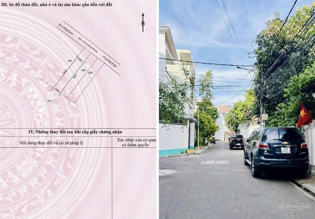 Bán đất hẻm bàn cờ lê hồng phong, phường 4, vũng tàu giá hời khu vực 6,5 tỷ