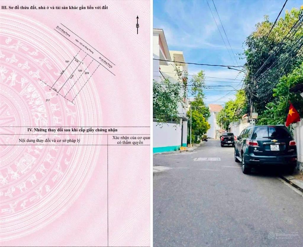 Bán đất hẻm bàn cờ lê hồng phong, phường 4, vũng tàu giá hời khu vực 6,5 tỷ