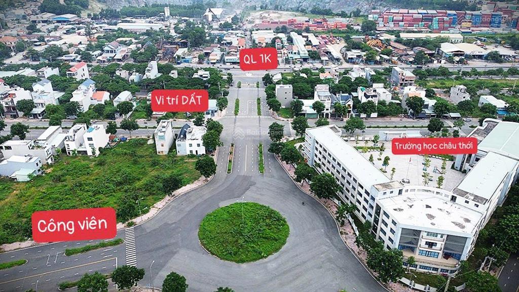 Bán gấp lô đất đẹp kdc châu thới dĩ an 100m2 ngang 5x20m! full thổ cư