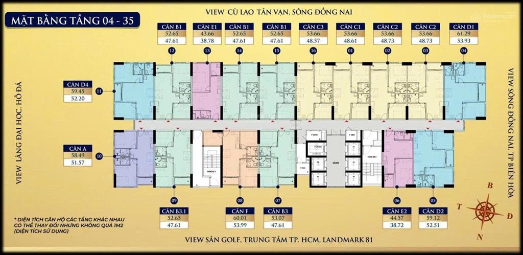 Chính chủ gởi bán căn hộ 54m2  2pn  2wc bcons avenue mặt tiền xa lộ hà nội