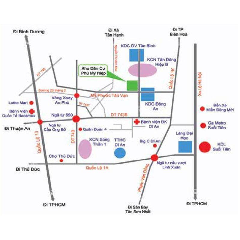 Chính chủ gửi bán đất kdc phú mỹ hiệp trung tâm dĩ an