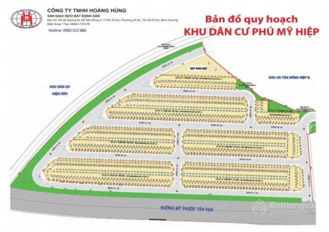 Chính chủ gửi bán đất kdc phú mỹ hiệp trung tâm dĩ an