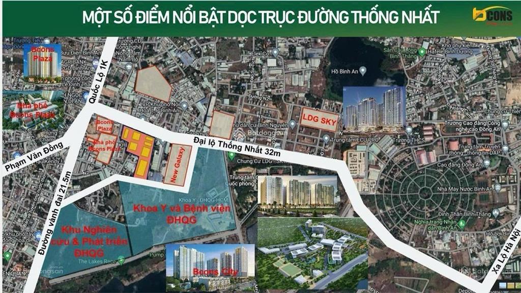 Lô đất lớn mặt tiền thống nhất