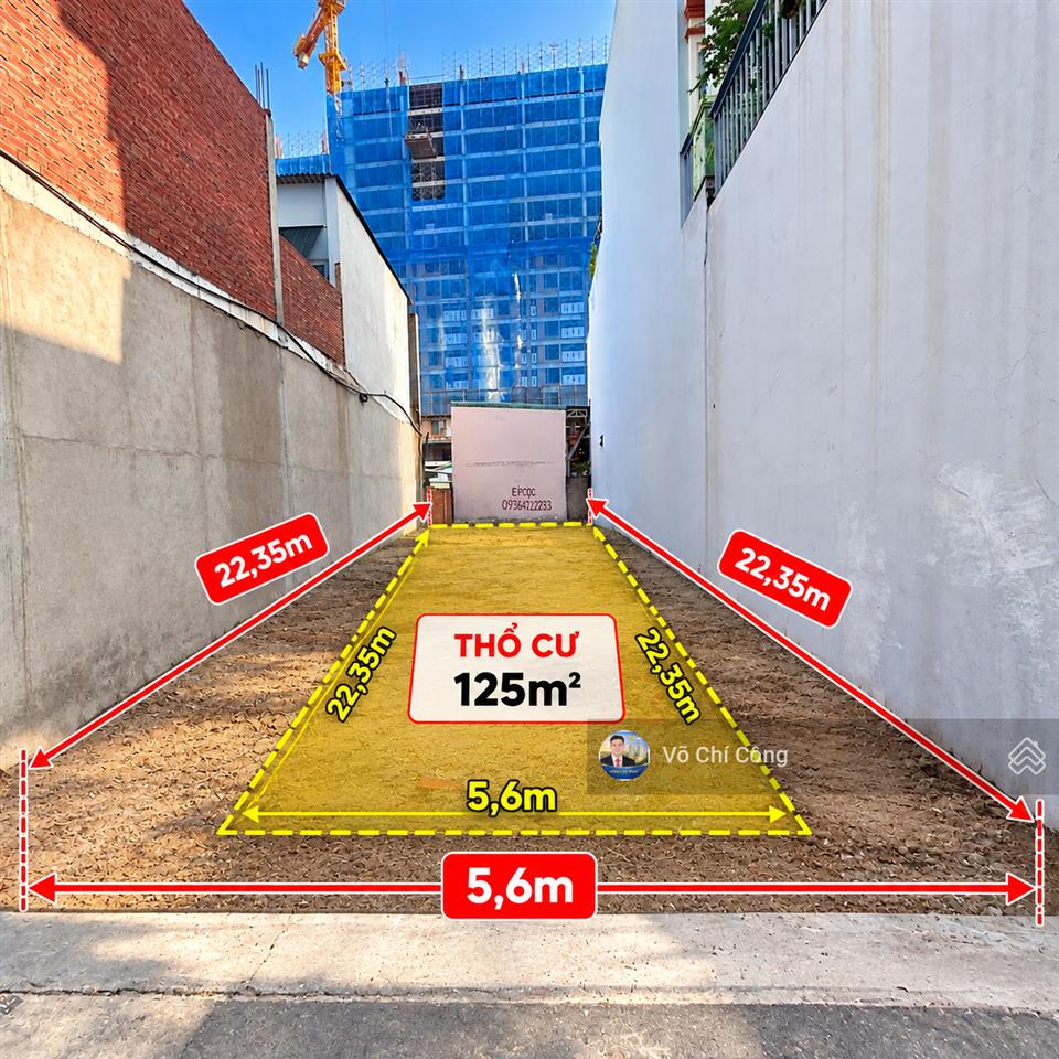 Mặt tiền đường thống nhất  vị trí đắt giá thương hiệu 125m2 thổ cư. ngang 5,6m giá 14,5 tỷ