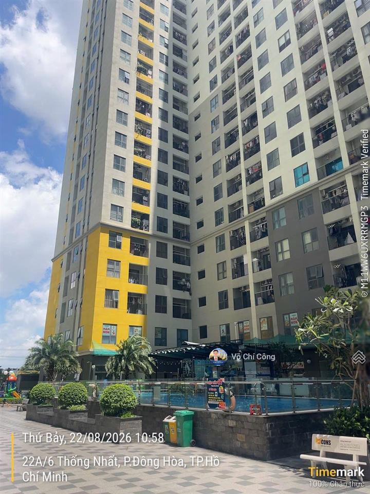 Cần bán căn hộ 2pn 2wc view hồ bơi & công viên nội khu bcons plaza