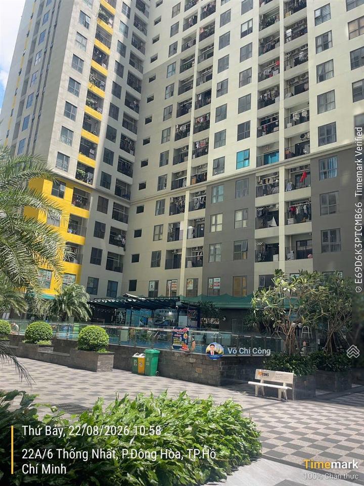 Cần bán căn hộ 2pn 2wc view hồ bơi & công viên nội khu bcons plaza