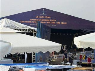 SIÊU PHẨM ĐẦU TƯ DÒNG TIỀN TT HÒA LẠC VIEW HỒ ĐỐI DIỆN CV SÁT QL21, 100M2 MT7M GIÁ ĐẦU TƯ