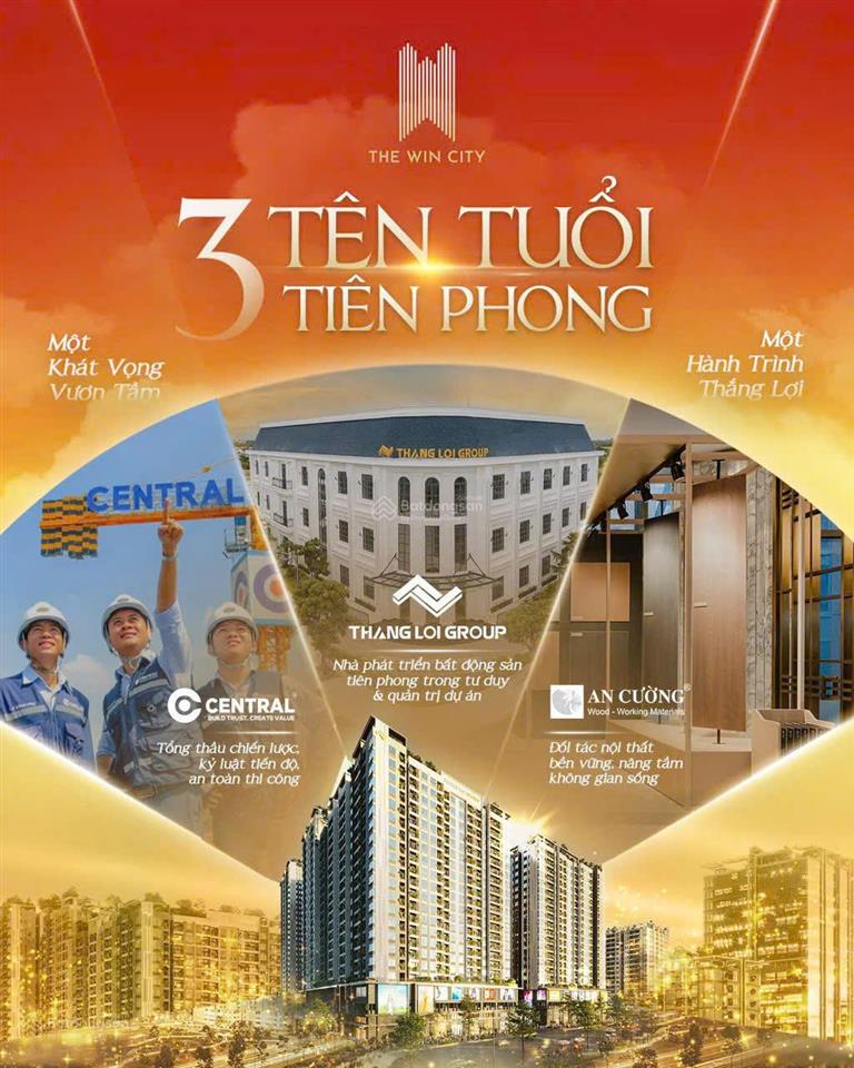 Chỉ 15% ký hđmb  từ 375tr sở hữu ngay căn hộ the win city  rõ ràng dòng tiền 6%/năm
