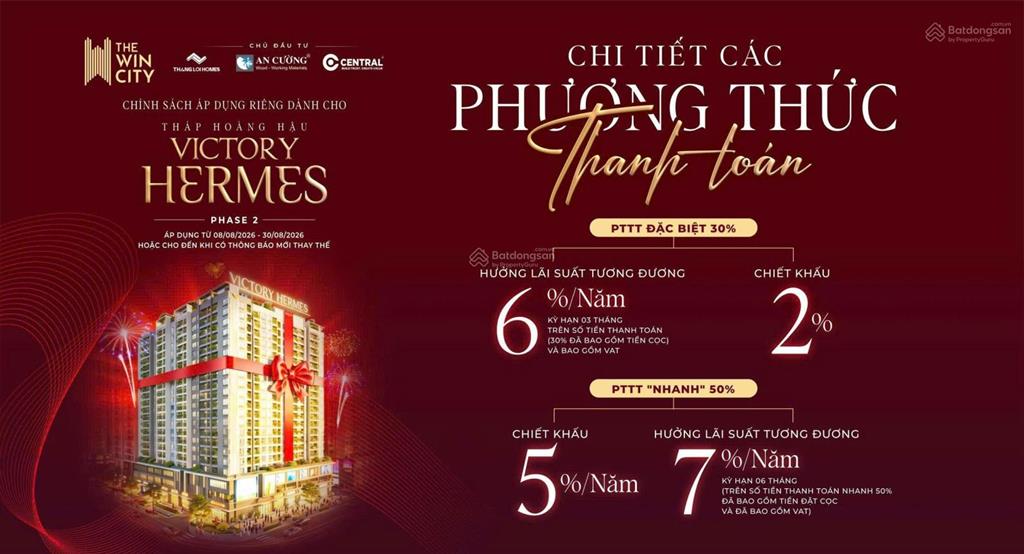 Cđt hỗ trợ 100% suốt 24 tháng  tt chỉ từ 15%  ân hạn gốc và cam kết dòng tiền 6%/năm trong 2 năm