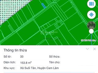 Hơn 150m2 có 124 thổ cư qh sân golf khu vực suối tân giá 1 tỷ 150tr
