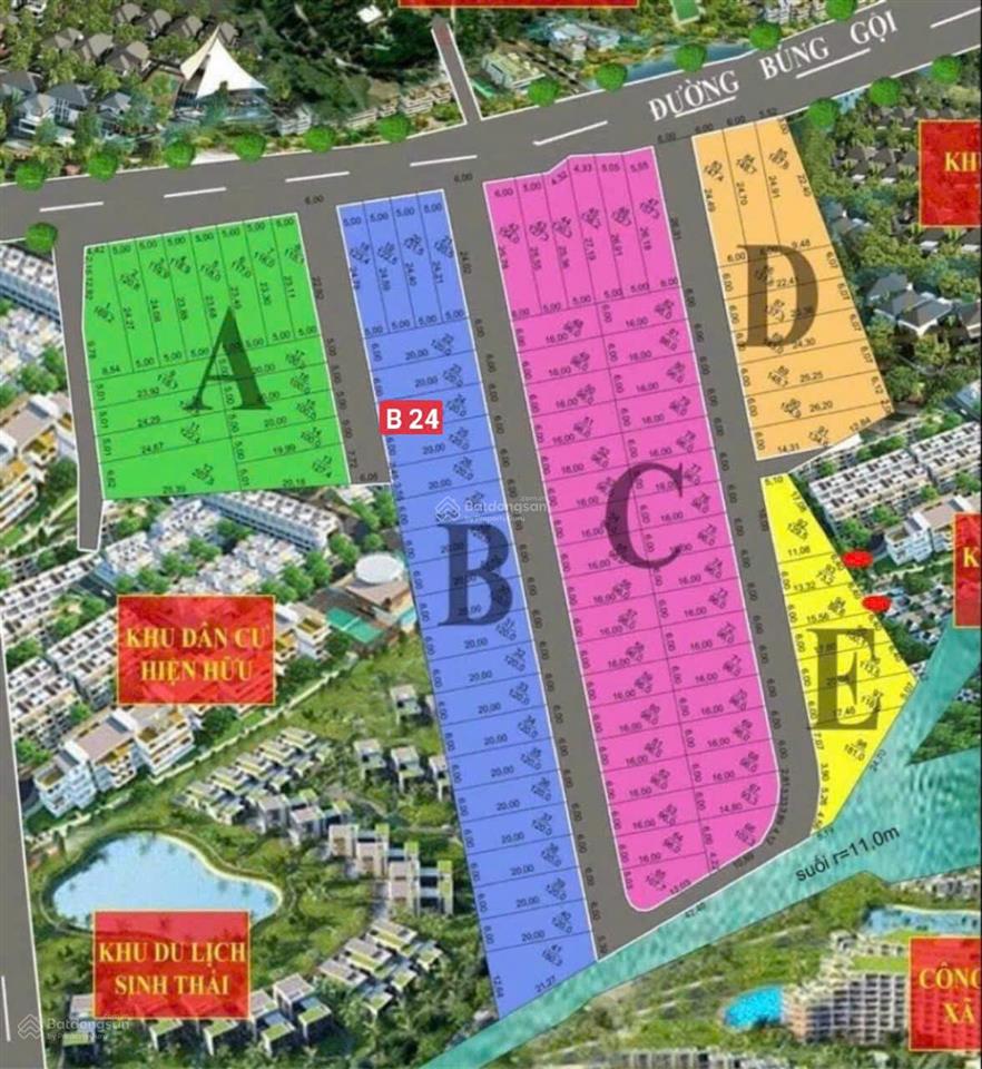 Bán 120m2 đất đường búng gội 2 mặt tiền  cách bãi tắm ông lang 5km