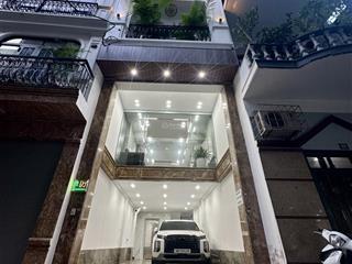 Bán nhà khu phân lô đền lừ dt 50m x 6 tầng xây mới