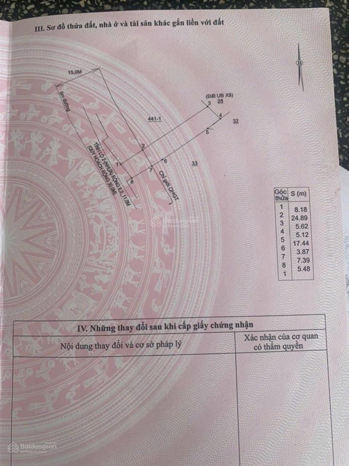 Bán đất mặt tiền tỉnh lộ 2, đường 30m, 194,8m2, dân cư đông đúc, giá chỉ 1,6 tỉ.  0805 050 ***