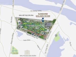 Liền kề lô góc sunshine golden river 124,5m đẹp. mặt đường lớn ngay ngã 4 ciputra giao thương tốt