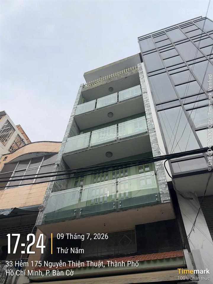 Bán nhà hxh 8m nguyễn thiện thuật quận 3 (dt 4.3x10m) nhà 6 tầng lầu