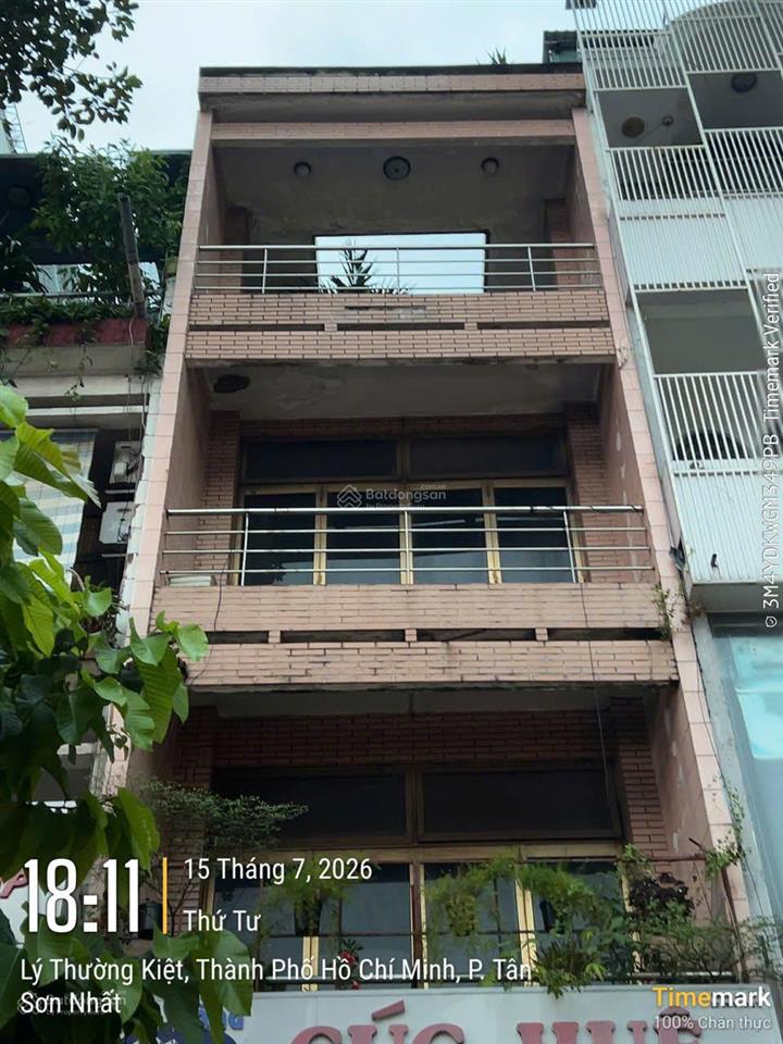 Bán nhà mặt tiền lý thường kiệt q. tân bình (dt 4x25) nhà 5 lầu