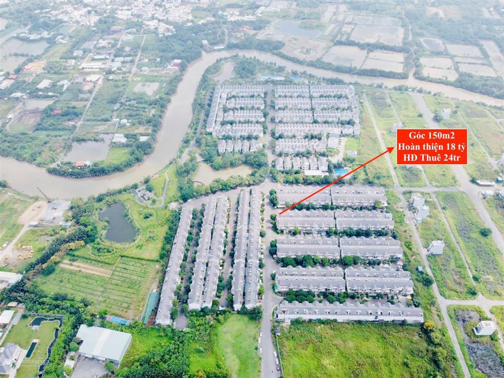 Nhà góc 2 mt park riverside gd2 150m2  1t 2 lầu an ninh 24/7  sổ hồng