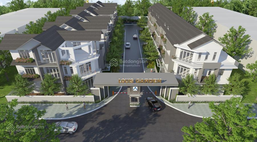 Giá tốt vị trí đẹp biệt thự đơn lập compound louis garden, 225m2, 1t2l, an ninh, hồ bơi, sổ hồng