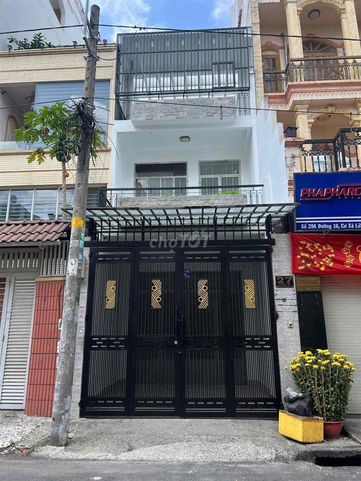 Cho thuê nhà nguyên căn đường số 3 Lữ Gia. DT: 4 x 20m, 2 tầng hẻm 8m.
