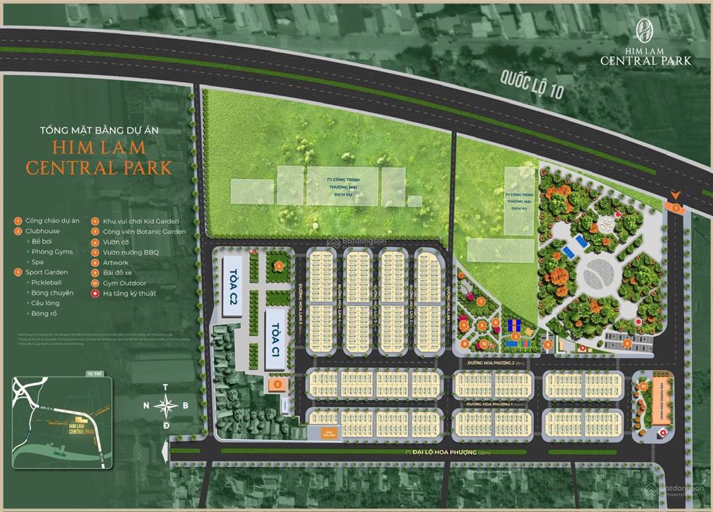 Chính chủ cần bán gấp lô lk hl107 dự án him lam central park giá 4,x tỷ   0964 301 ***