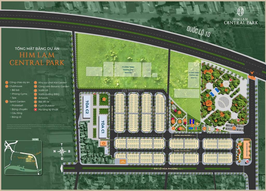 Chính chủ cần bán gấp lô lk hl107 dự án him lam central park giá 4,x tỷ   0964 301 ***