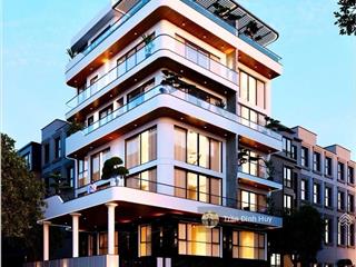 (lô góc  gara oto) nhà 7 tầng cạnh công viên hòa bình. 65m2  26.5 tỷ