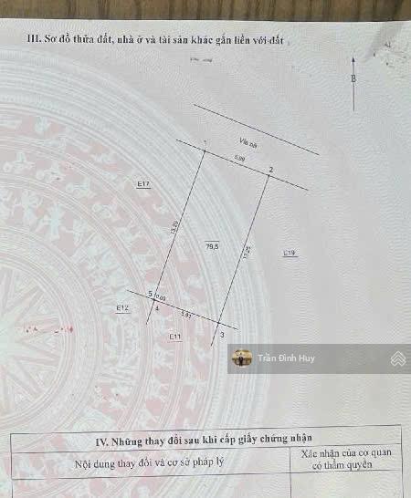 Bán đất phân lô oto tránh  hồ tùng mậu. mt 6m. 80m2. giá 33 tỷ