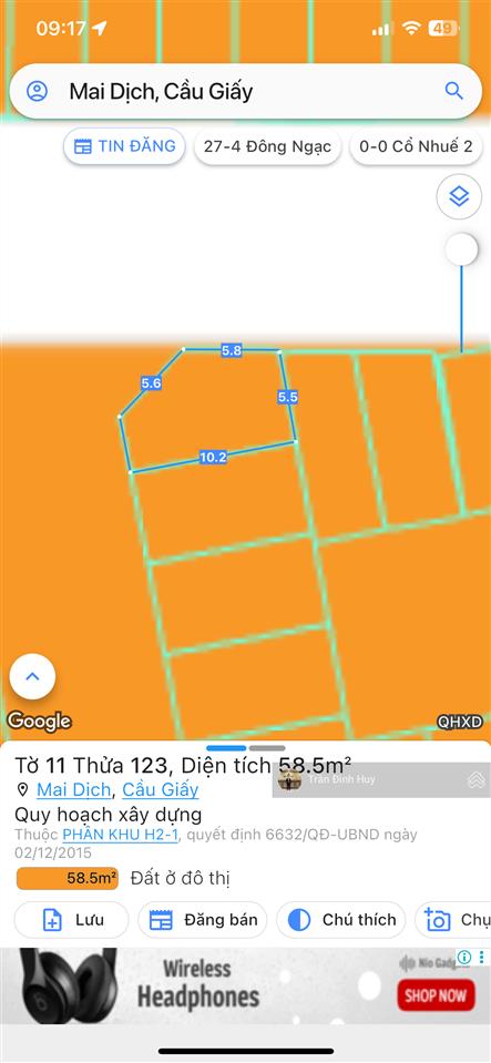 (lô góc) mp doãn kế thiện. 60m²  28,9 tỷ. kinh doanh 35tr/tháng