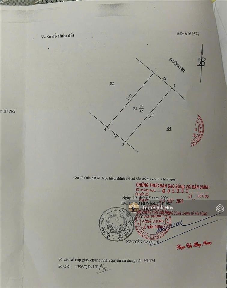 Không ảo diện tích và giá. bán mp đặng thùy trâm dt 135m2  11.5m x 11.8m. 488.8 tr/m2