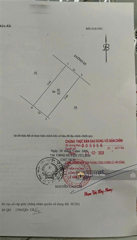 Không ảo diện tích và giá. bán mp đặng thùy trâm dt 135m2  11.5m x 11.8m. 488.8 tr/m2